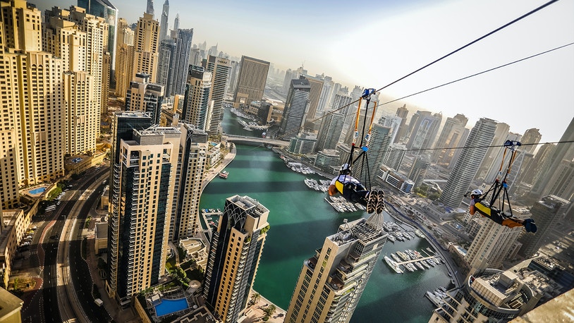 XLine Dubai Marina Zip line Tickets